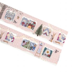 Festive Holiday Windows Washi Tape - Design by Willwa