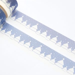 Snowy Winter Forest Washi Tape - Design by Willwa