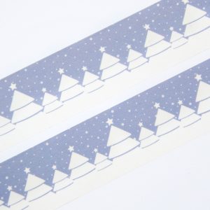 Snowy Winter Forest Washi Tape - Design by Willwa