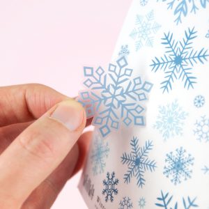 Wintery Snowflakes Sticker Sheet - Design by Willwa