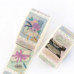 Letter Stamps Washi Tape - Design by Willwa