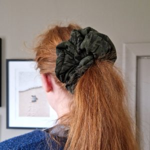 Green Pattern Scrunchie - Design by Willwa