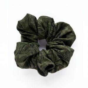 Green Pattern Scrunchie - Design by Willwa