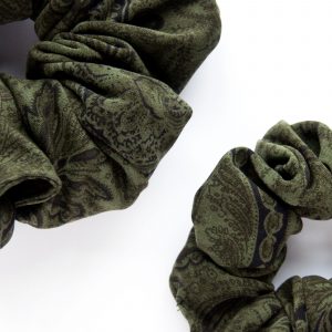 Green Pattern Scrunchie - Design by Willwa