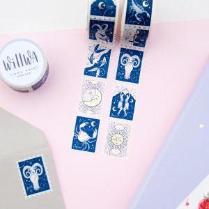 Zodiac Stamps Washi Tapes - Design by Willwa