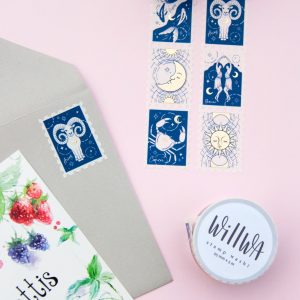 Zodiac Stamps Washi Tapes - Design by Willwa