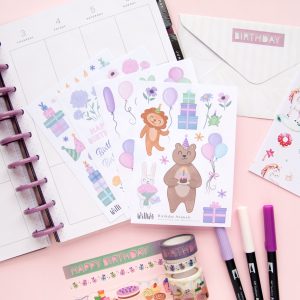 Birthday Sticker Bundles - Design by Willwa