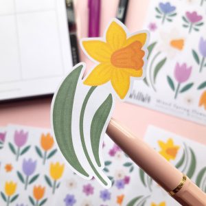 Beautiful Daffodils Stickers - Design by Willwa