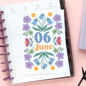 June Flower Sticker Bundle - Design by Willwa