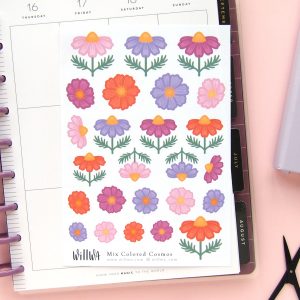 June Flower Sticker Bundle - Design by Willwa