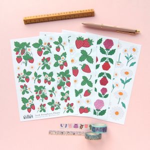 July Flower Sticker Bundle - Design by Willwa