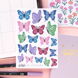 September Flower Sticker Bundle - Design by Willwa