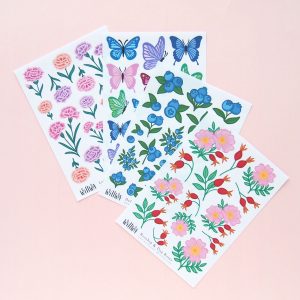 September Flower Sticker Bundle - Design by Willwa