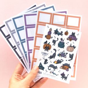 Halloween Boxes Sticker Bundle - Design by Willwa