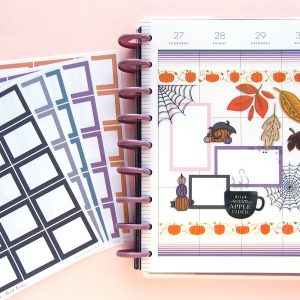 Halloween Boxes Sticker Bundle - Design by Willwa