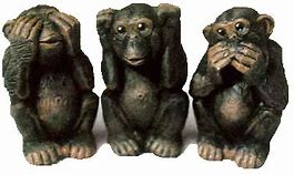 Bildresultat för de tre små aporna