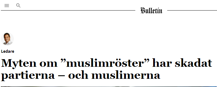 Myten om ”muslimröster” har skadat partierna – och muslimerna