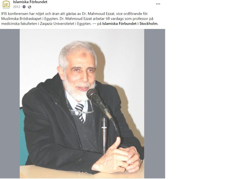 Egyptson: Bevis för att imamen Khalfi och IFiS tillhör MB