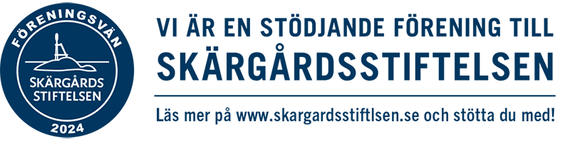 Vi är en stödjande förening till Skärgårdsstiftelsen