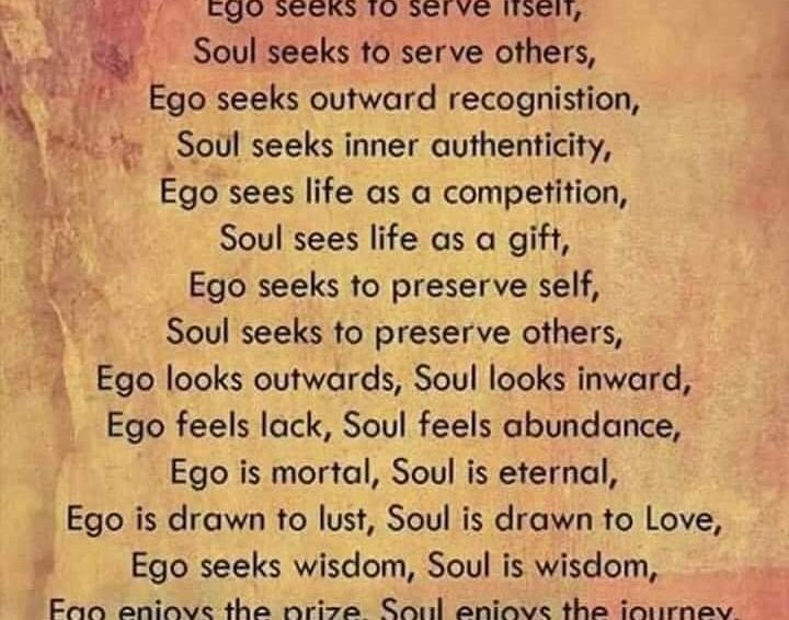 EGO vs SOUL