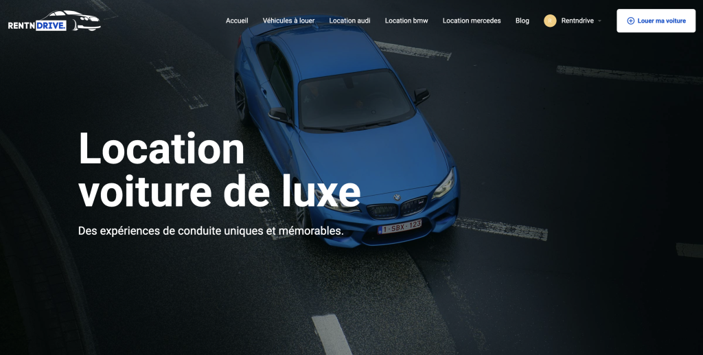 Rent and drive location voiture de luxe