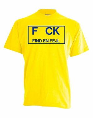 find en fejl tshirt