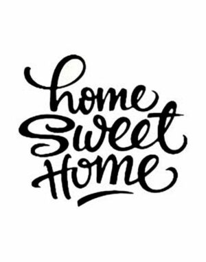 Home sweet home wallsticker