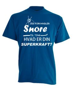 strikke superkraft tshirt