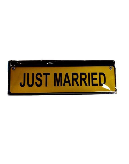 Just_married- skilt