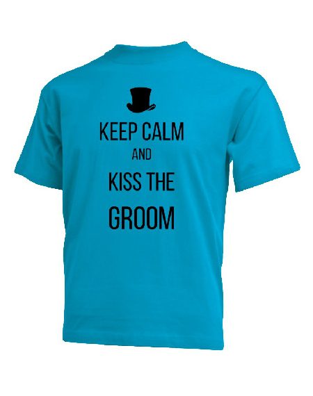 keep calm and kiss the groom tshirt