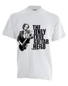 the only true guitar hero tshirt
