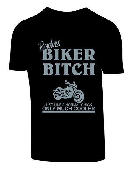 biker bitch tshirt