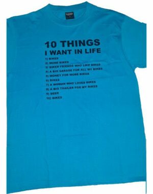 Skye Blue M - 10 Things tshirt