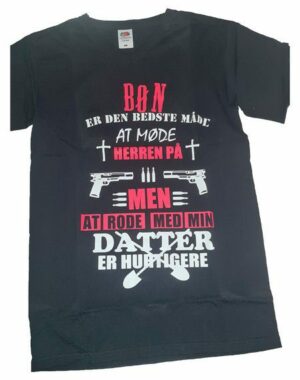 Sort S - Bøn er den tshirt