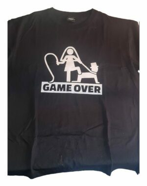 Sort XL - Game Over tshirt