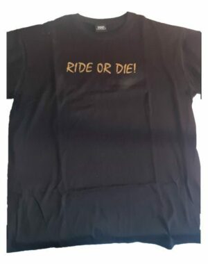 Sort XL - Ride or Die tshirt