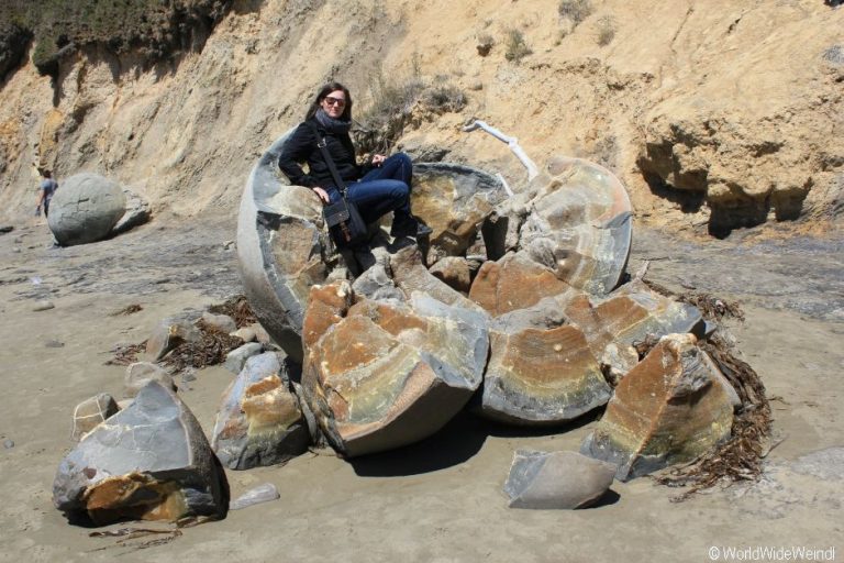 Neuseeland Südinsel, Moeraki Boulders