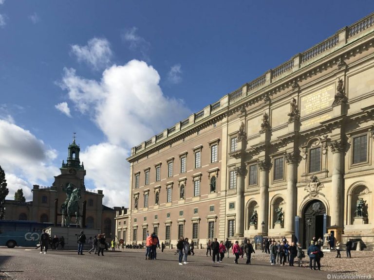 Stockholm 1405- Königliche Stadtschloss (Kungliga Slottet).