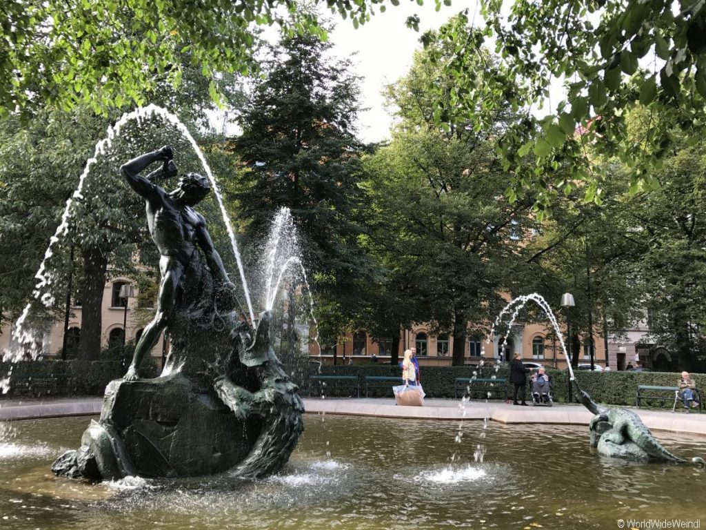 Stockholm 2905- Springbrunnen “Tors fiske” (Thors Fischzug)