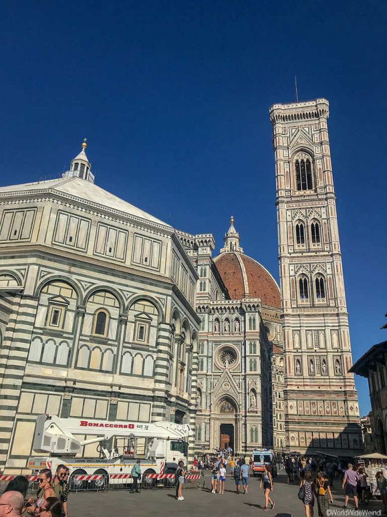 Toskana317- Florenz, Die Kathedrale, der Dom, Campanile