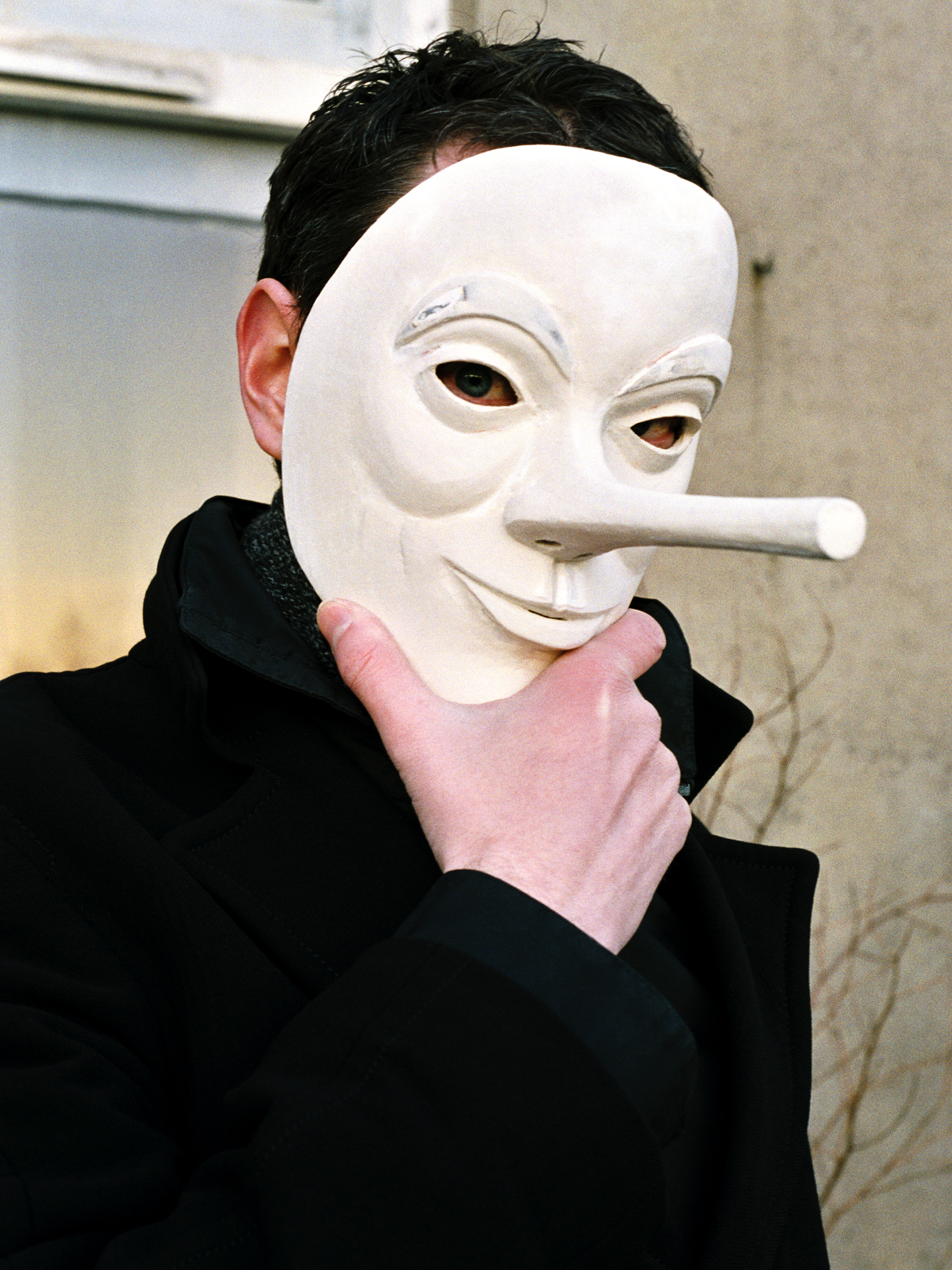 Pinocchio Self-portrait, photograph by Wouter van Riessen