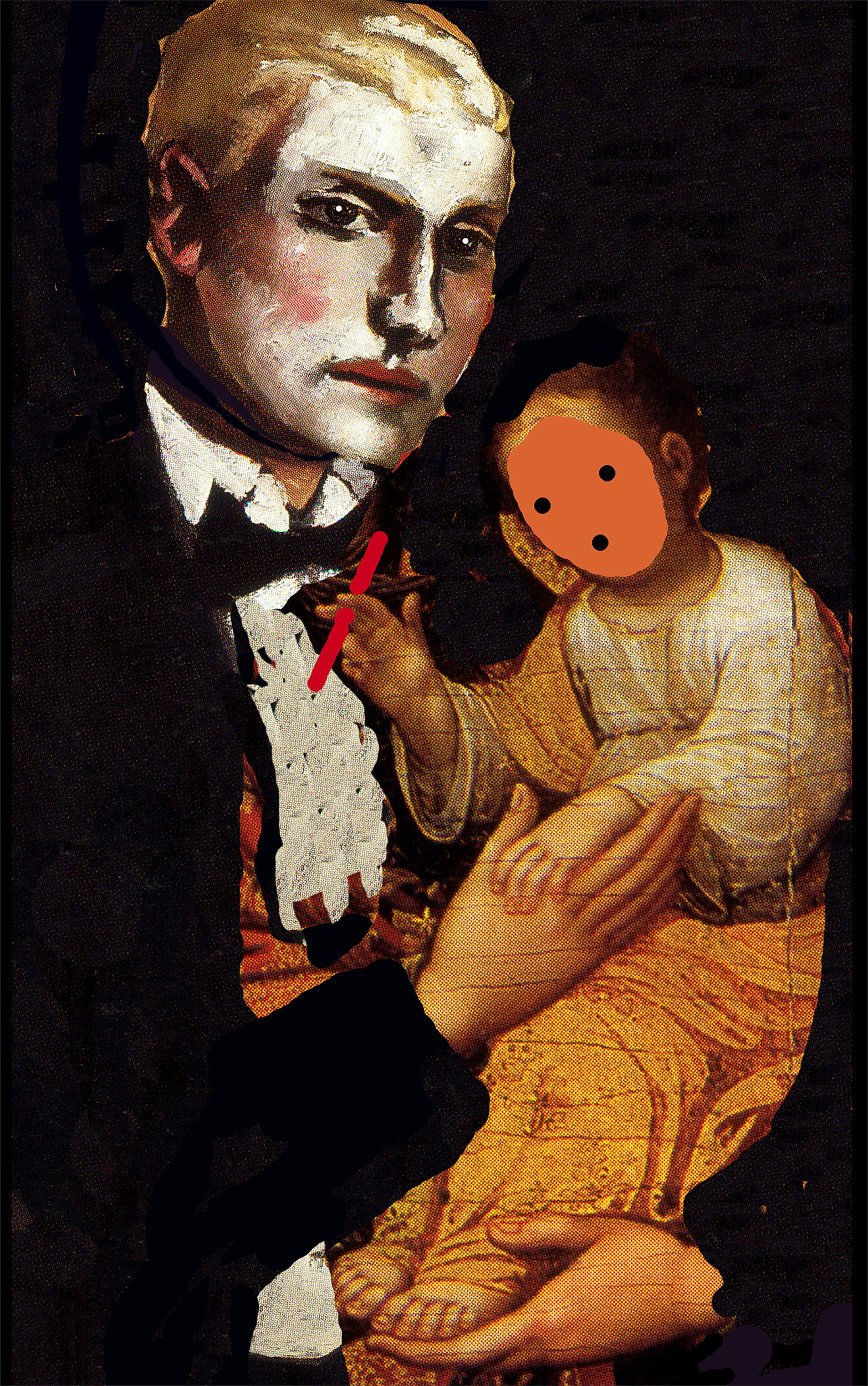 Beckmann Madonna, collage by Wouter van Riessen