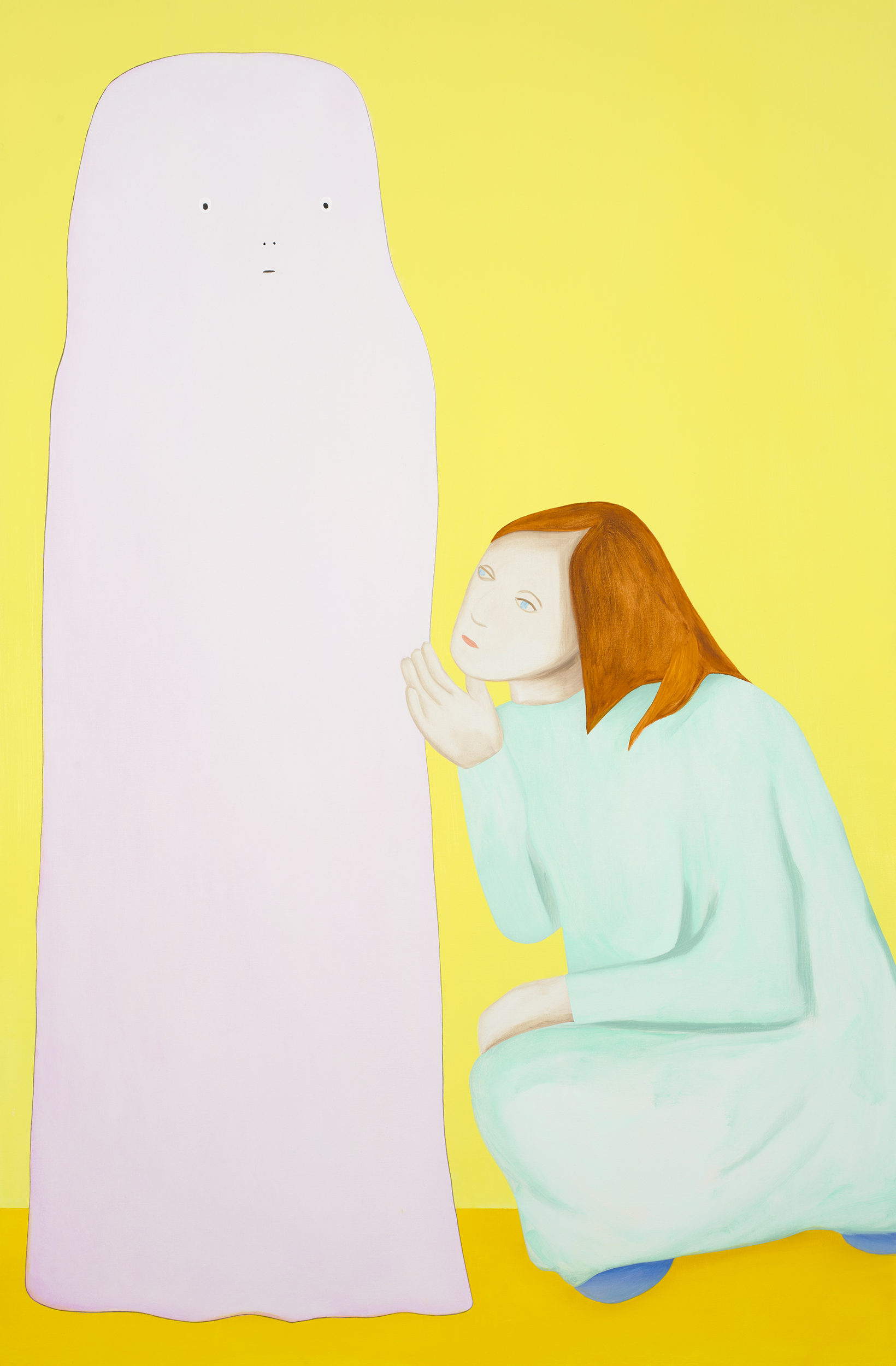 Apparition, painting by Wouter van Riessen