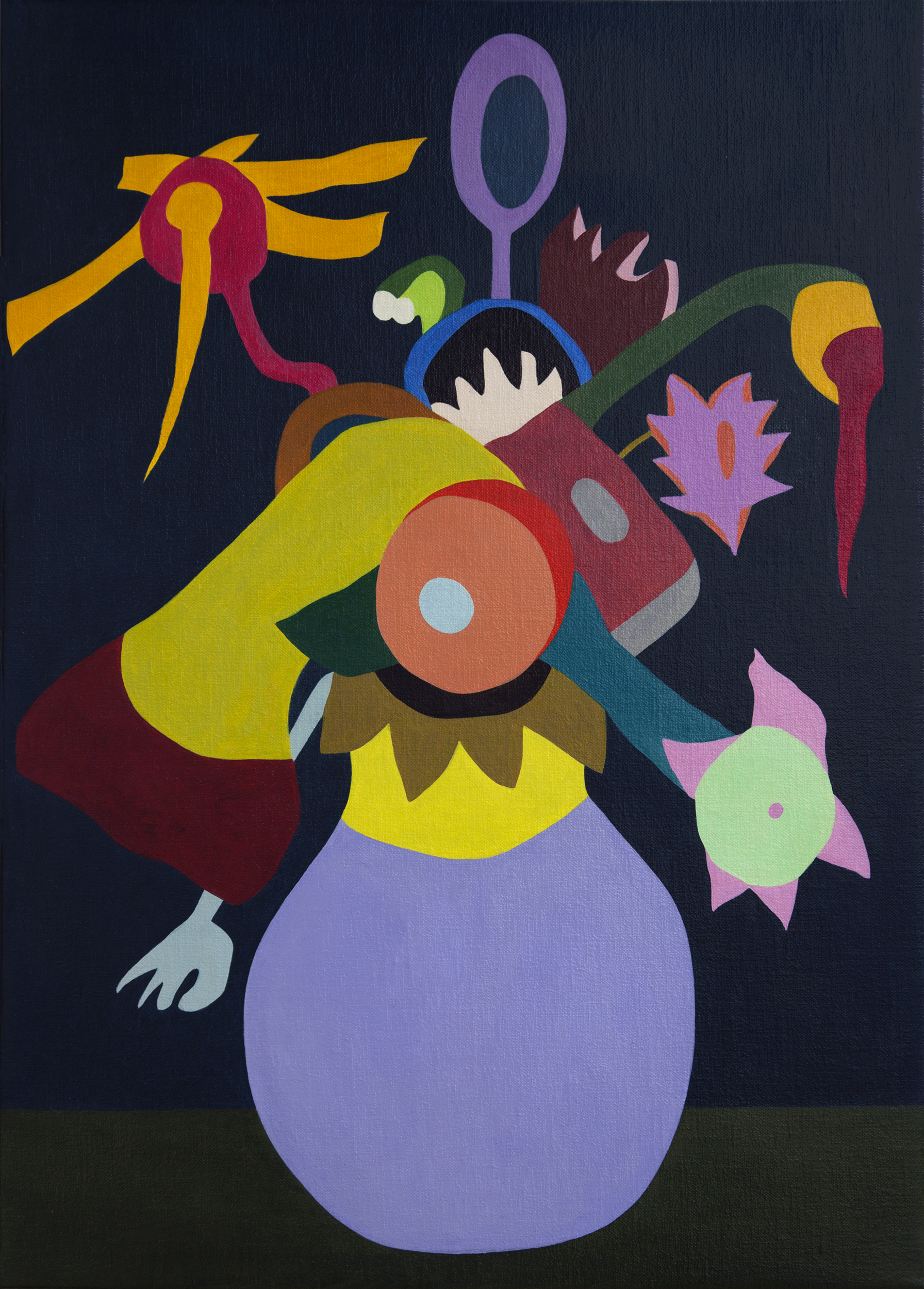 Fifteen Sunflowers in a Vase XII, painting by Wouter van Riessen