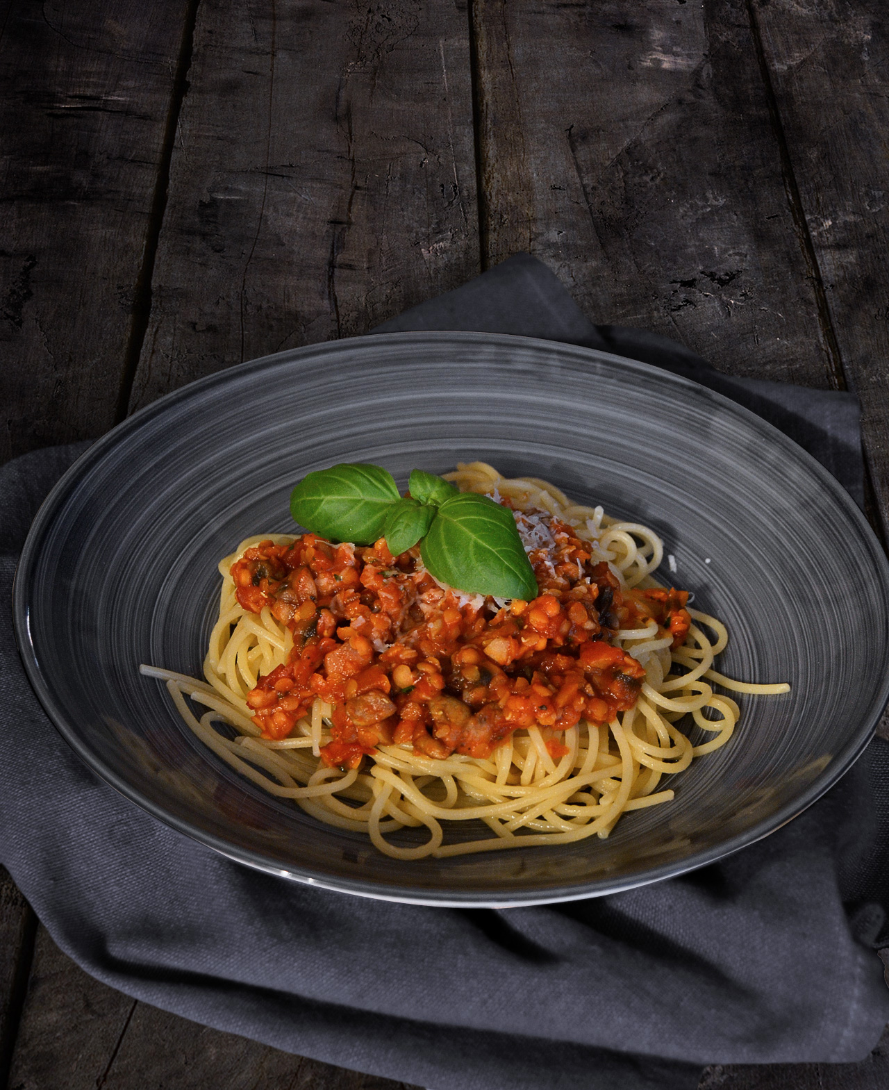 Spaghetti mit Linsen-Bolognese-Soße | Notizen aus der Provinz