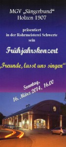Flyer Rohrmeisterei 14