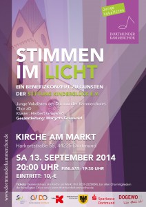 Plakat Stimmen im Licht
