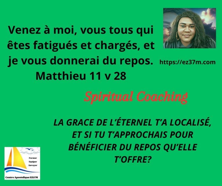 Lire la suite à propos de l’article LE DON DU REPOS ! par Judith