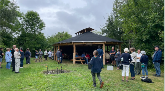 Spejderne indvier shelters