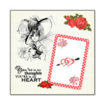 Station 47: Eigen harten-troef speelkaart voor Valentijn.